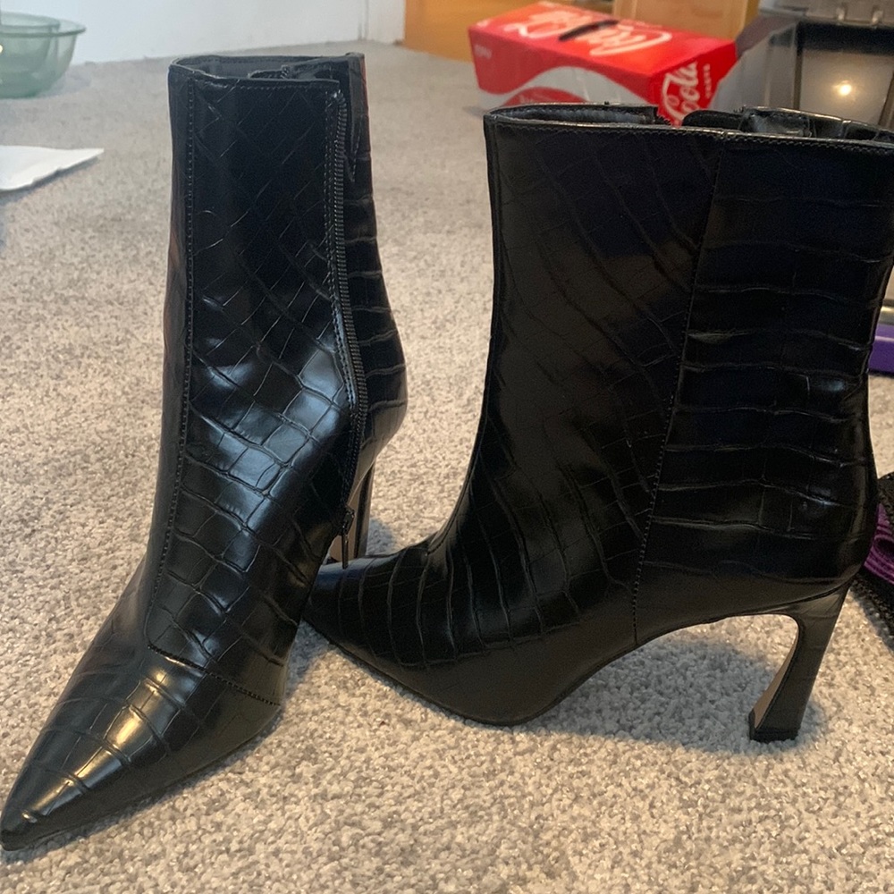 Express booties. Like new.